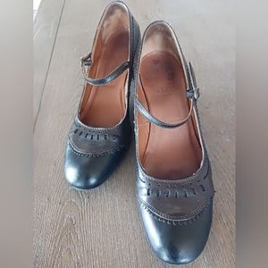 Alberto Fermani Brown & Black Pumps Size  39